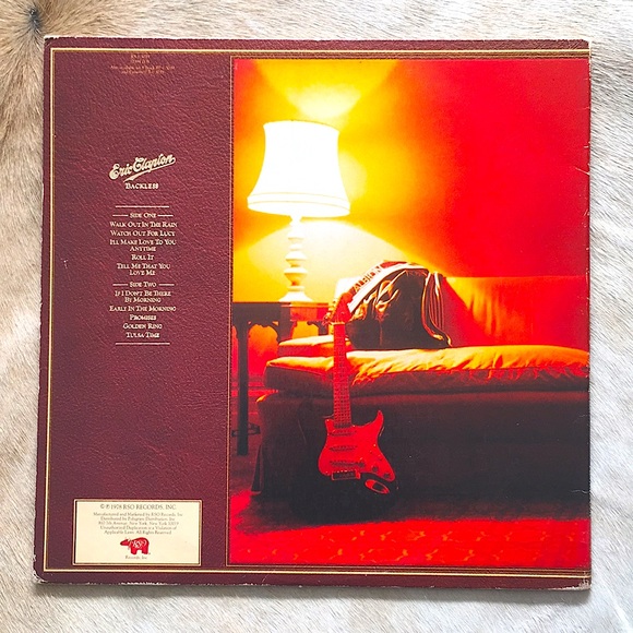 Eric Clapton And His Band - “Backless” Vinyl LP - Picture 2 of 5
